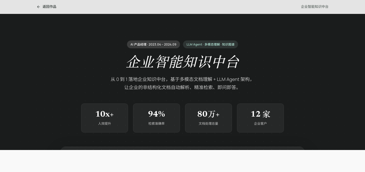 企业智能知识中台案例